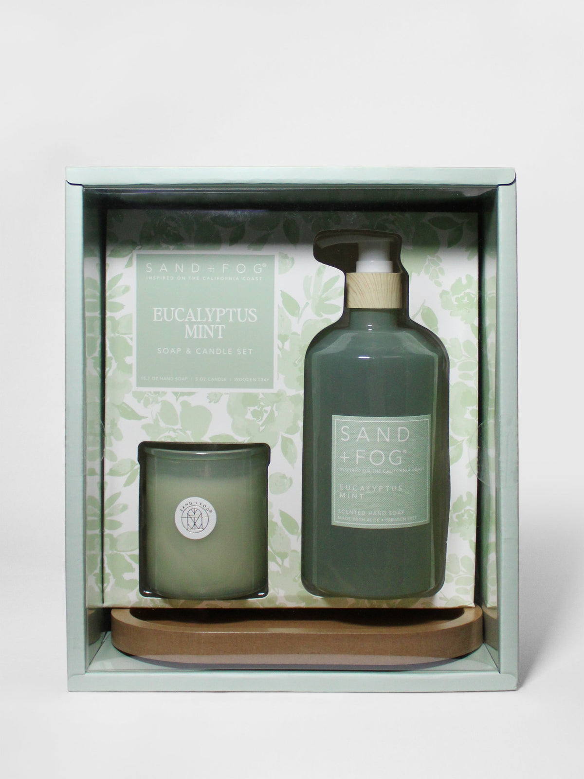 Soothing Eucalyptus Mint Hand Soap & Candle Set