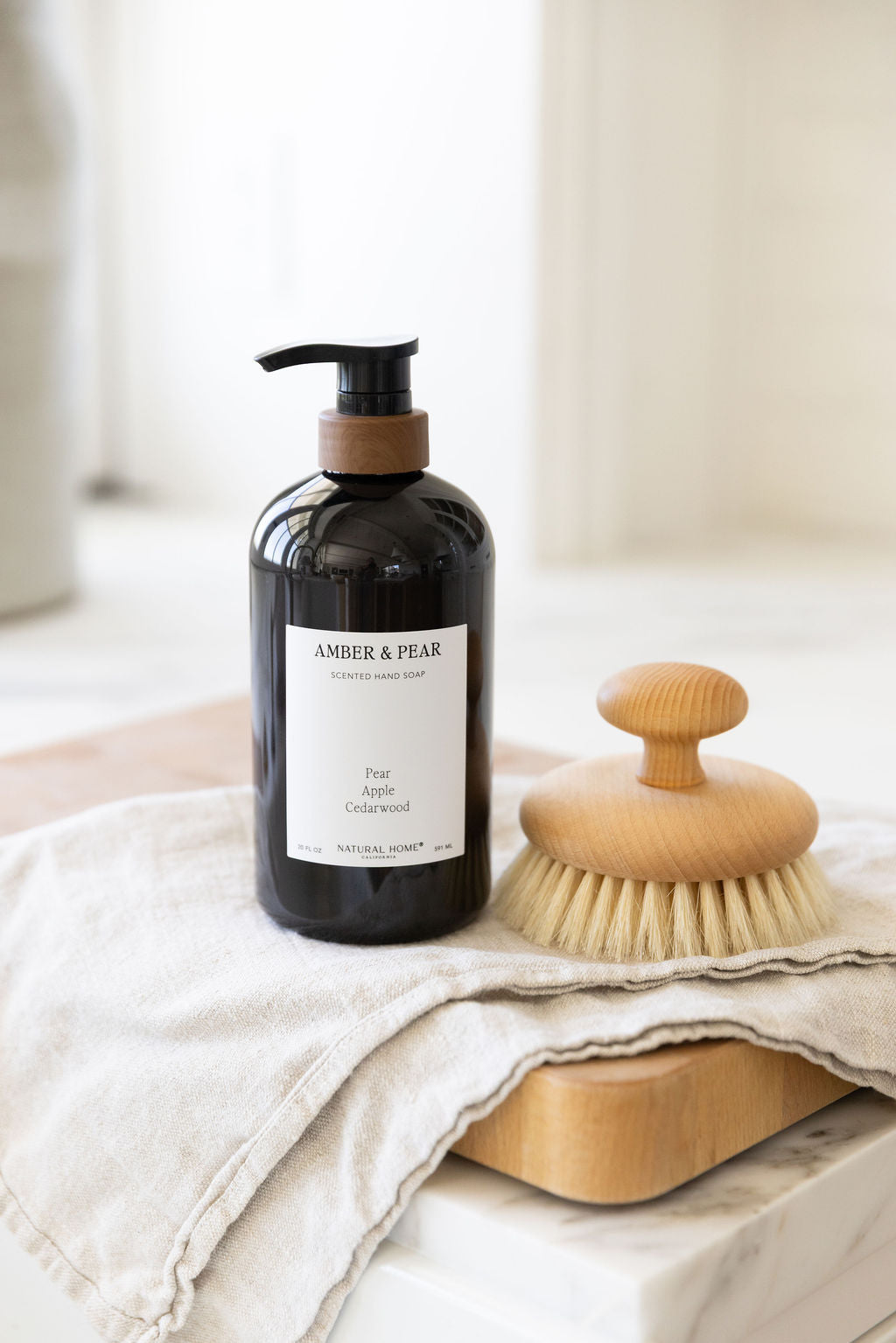 Soothing Amber & Pear Natural Home 20 oz Liquid Hand Soap