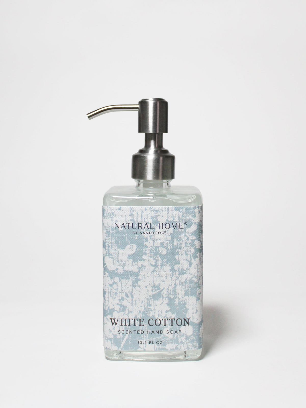 Soothing White Cotton Natural Home 13.5 oz Liquid Hand Soap